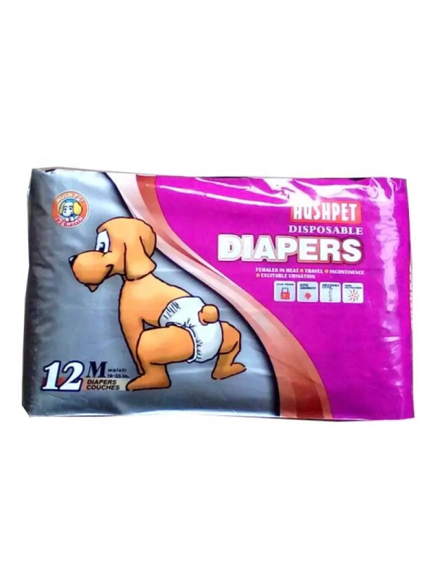 Hushpet Diapers Medium - Diğer Bakım Ürünleri