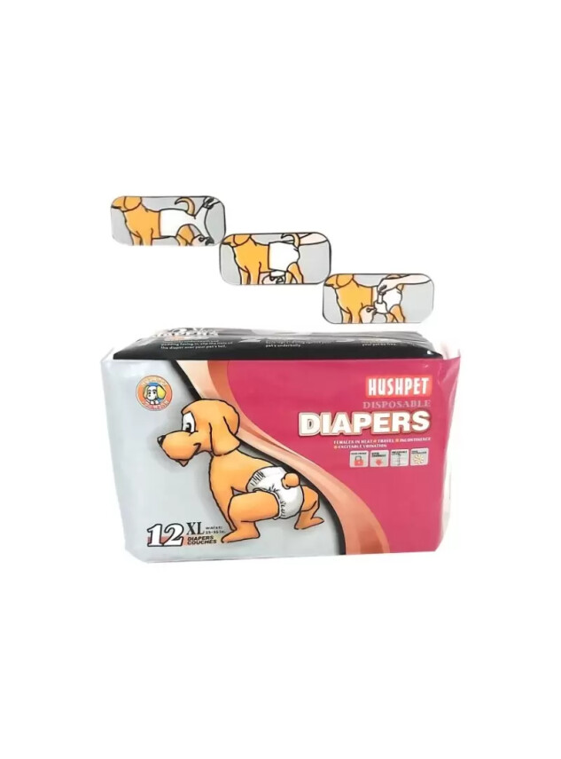 Hushpet Diapers Xl Large - Hushpet