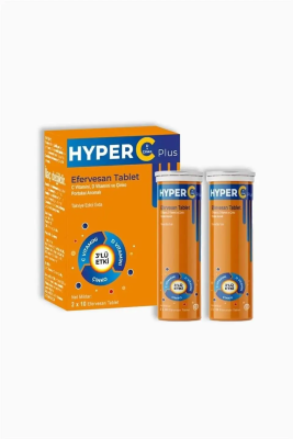Hyper C Plus Efervesan 2x10 Tablet - Hiper Farma