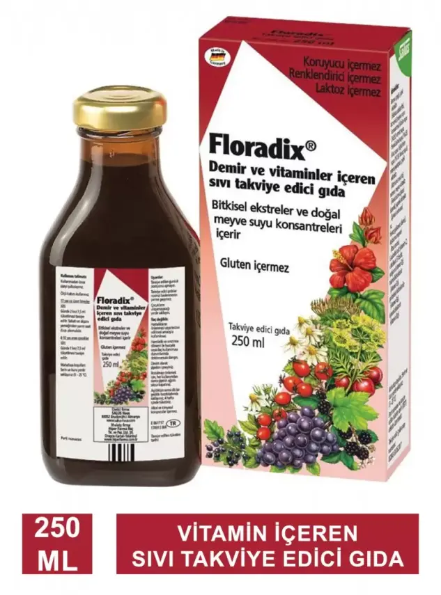 Hyper Floradix Sıvı Takviye edici Gıda 250 ml - 1
