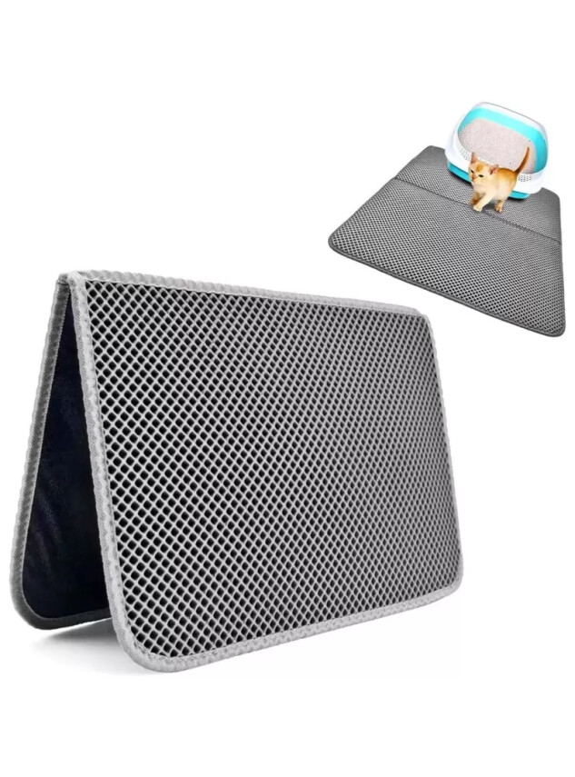 İkili Elekli Tuvalet Önü Kedi Paspası 80*60 cm - Diğer Bakım Ürünleri