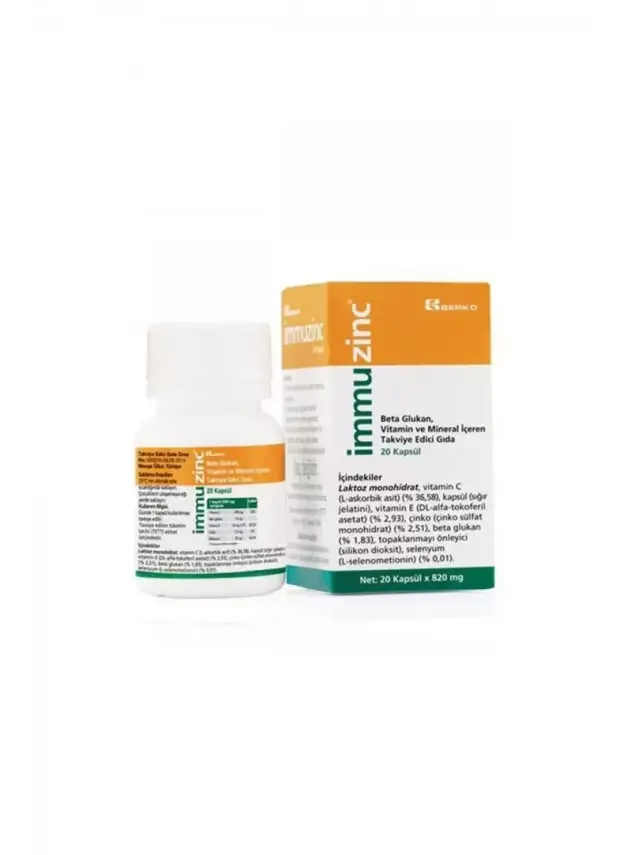 Immuzinc 20 Kapsül - 1