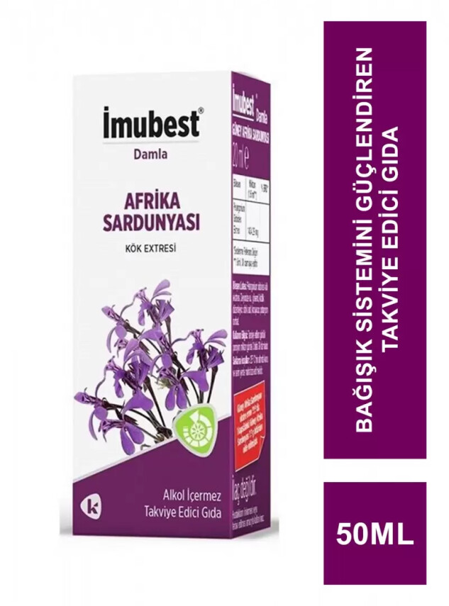 İmubest Afrika Sardunyası Damla 50ml - İmubest