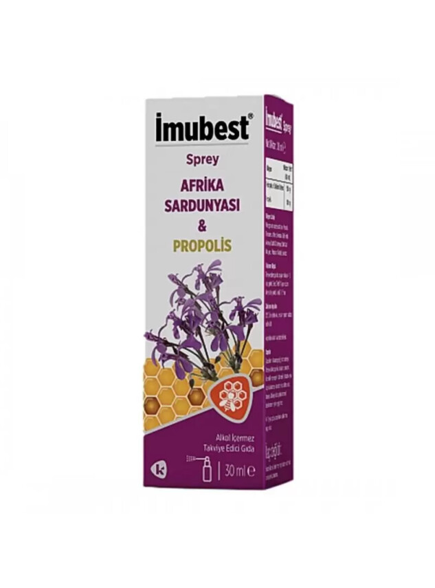 İmubest Afrika Sardunyası & Propolis 30 ml Sprey - İmubest