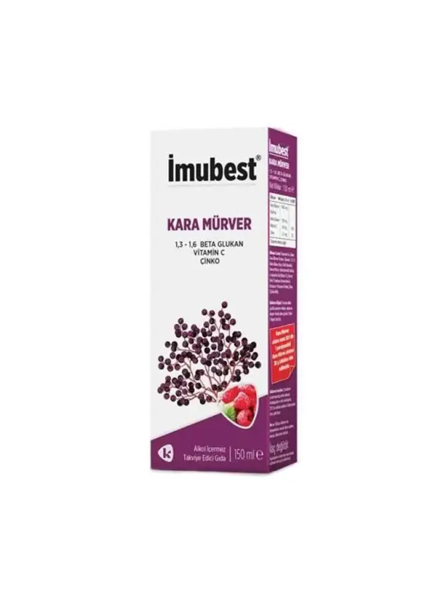 İmubest Kara Mürver Takviye Edici Gıda 150 ml - 1