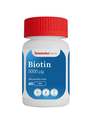 İmuneks Biotin 5000mg 60 Tablet - Imuneks