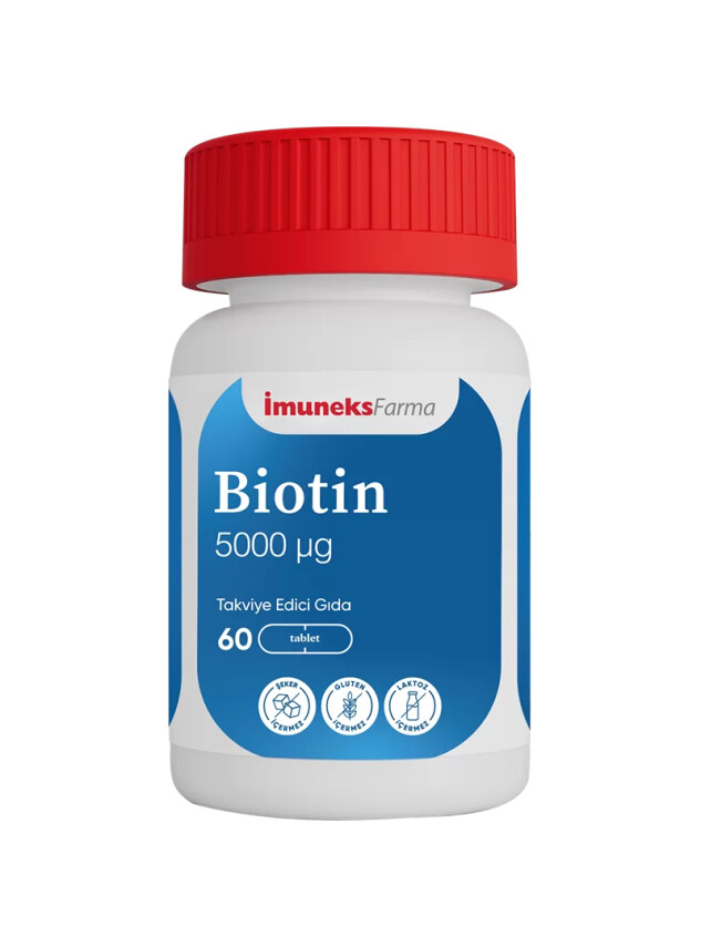İmuneks Biotin 5000mg 60 Tablet - Imuneks