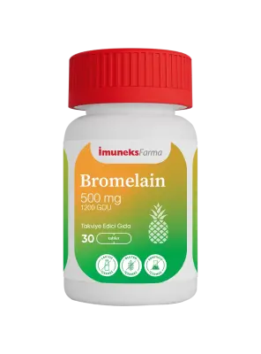 OUTLET - İmuneks Bromelain 500mg 30 Tablet - Imuneks