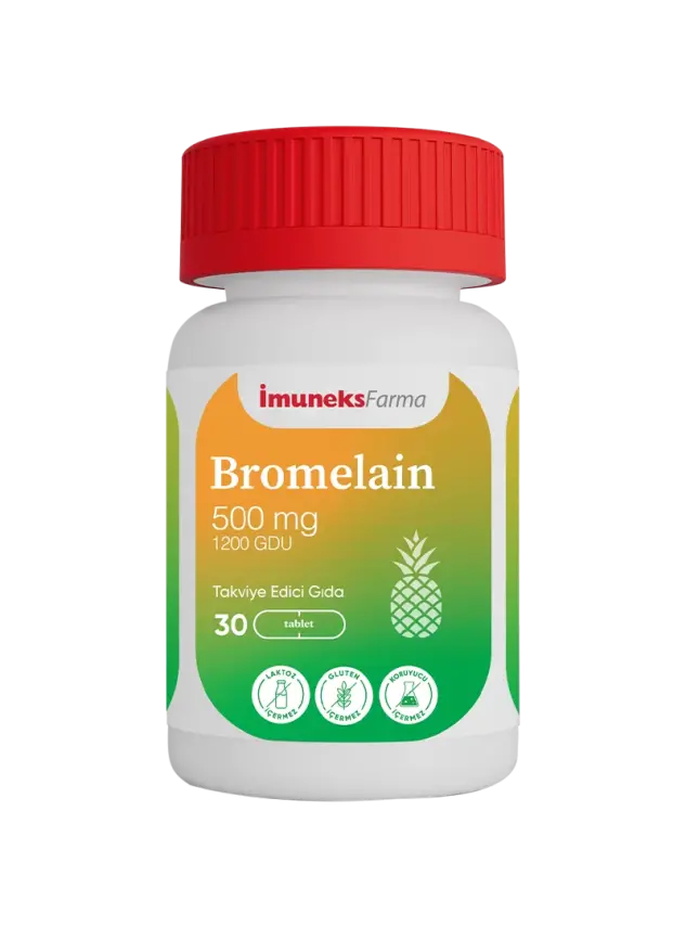 OUTLET - İmuneks Bromelain 500mg 30 Tablet - 1