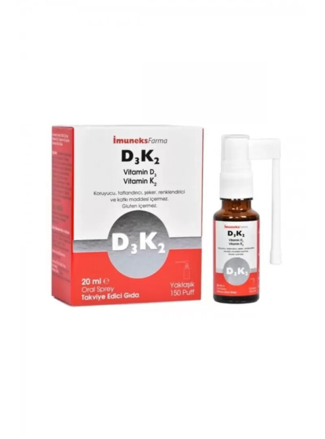 İmuneks D3K2 20 ml Sprey - Imuneks