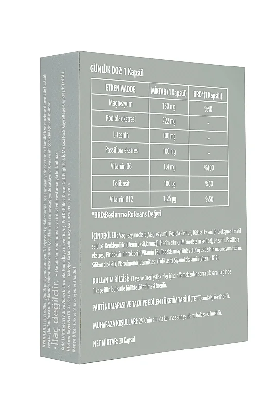 İmuneks Farma Relax Pro 30 Kapsül - 4