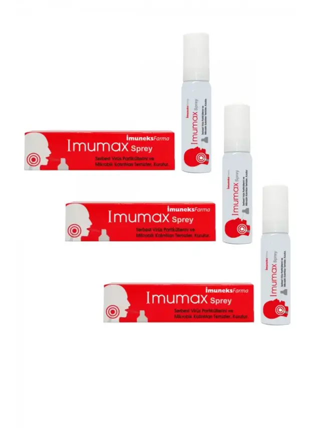 İmuneks Imumax Sprey 30 ml x 3 Adet - 1