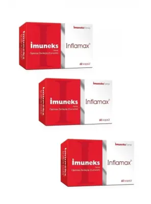 İmuneks Inflamax Optimize Zerdeçöp 60 Kapsül x 3 Adet - Imuneks