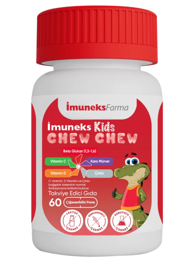 İmuneks Kids Chew Chew 60 Yumuşak Tablet - Imuneks