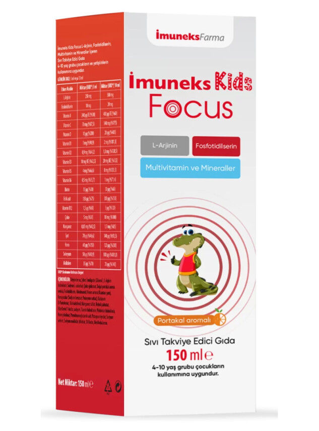 İmuneks Kids Focus 150 ml - Imuneks