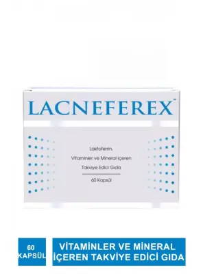 İmuneks Lacneferex Vitamin Ve Mineral İçeren Gıda Takviyesi 60 Kapsül - Imuneks