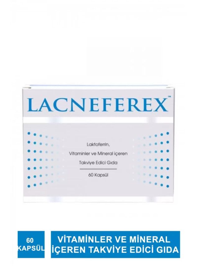 İmuneks Lacneferex Vitamin Ve Mineral İçeren Gıda Takviyesi 60 Kapsül - Imuneks
