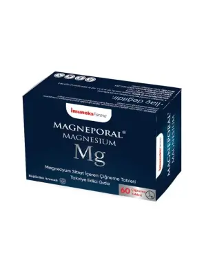 OUTLET - İmuneks Magneporal Magnesium 60 Tablet - Imuneks