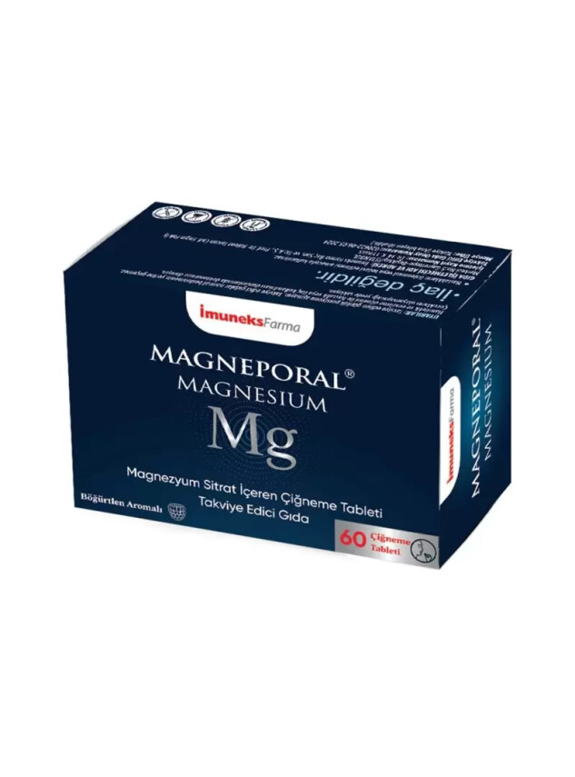 İmuneks Magneporal Magnesium 60 Tablet - Imuneks