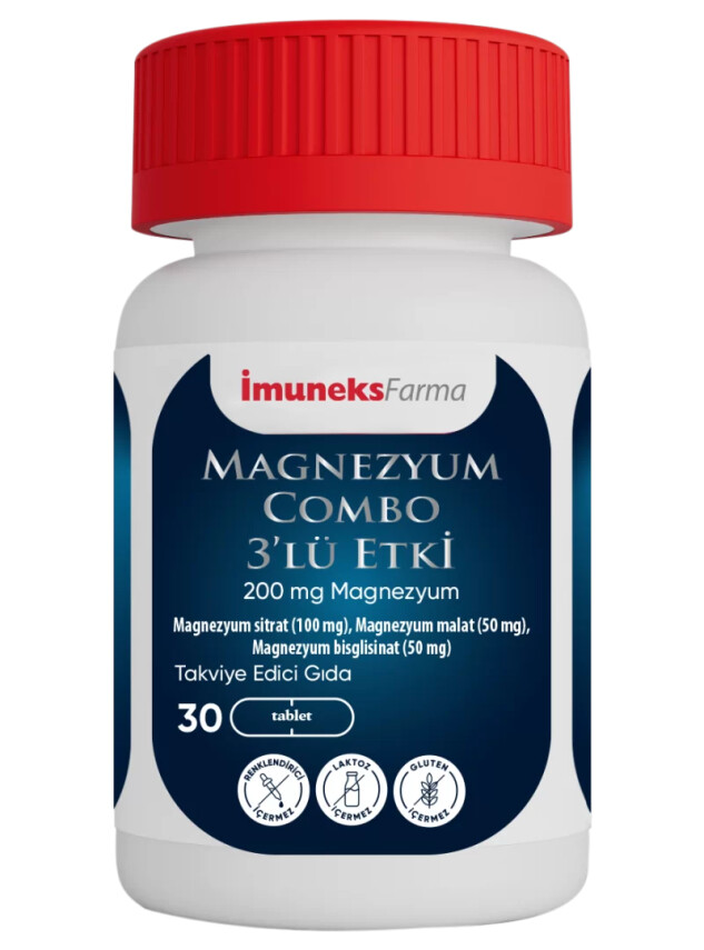 İmuneks Magnezyum Combo 3'lü Etki 30 Tablet - Imuneks