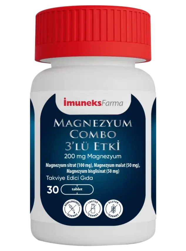İmuneks Magnezyum Combo 3'lü Etki 30 Tablet - 1