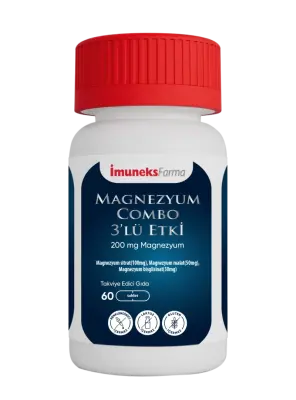 İmuneks Magnezyum Combo 3'lü Etki 60 Tablet - Imuneks
