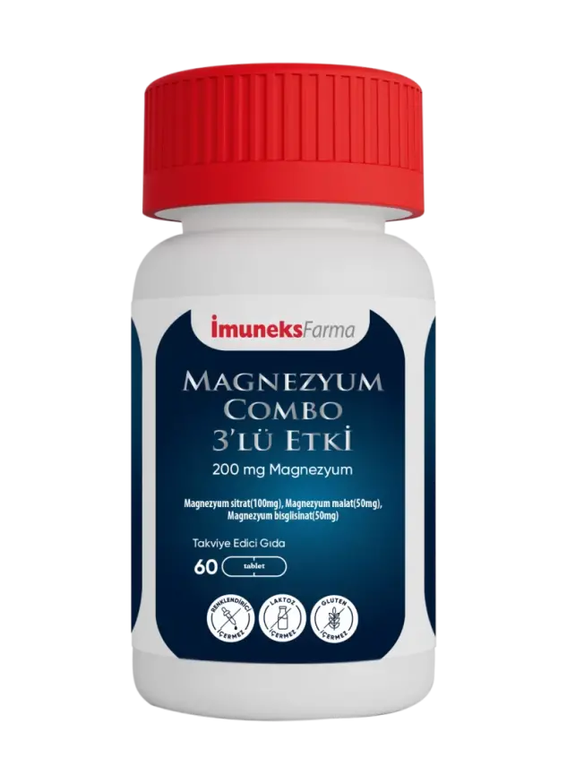İmuneks Magnezyum Combo 3'lü Etki 60 Tablet - 1