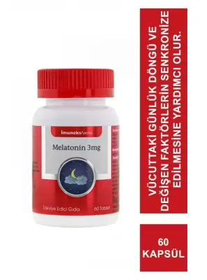 İmuneks Melatonin 3mg 60 Tablet - Imuneks