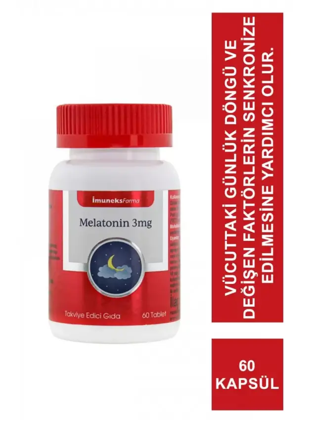 İmuneks Melatonin 3mg 60 Tablet - 1
