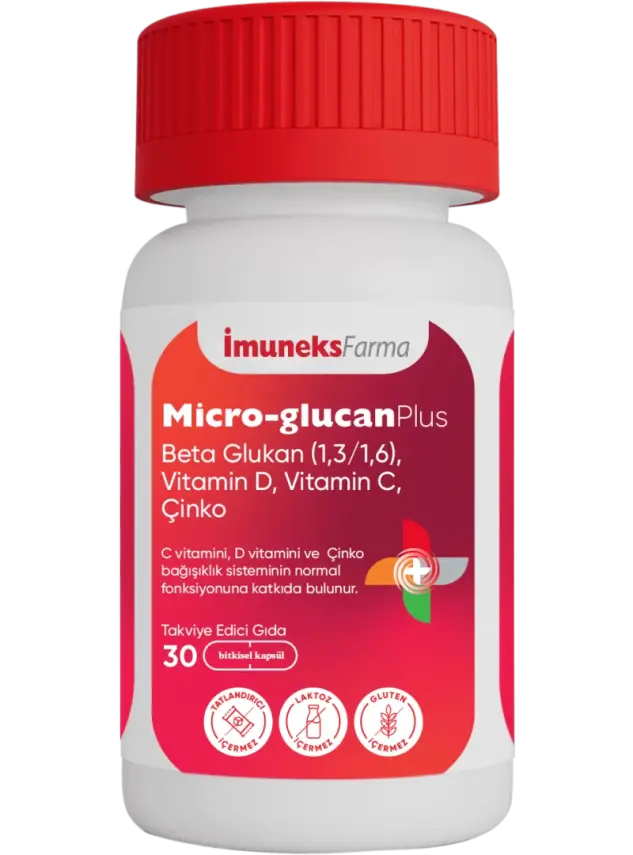 İmuneks Micro-Glucan Plus Beta Glukan 30 Kapsül - 2