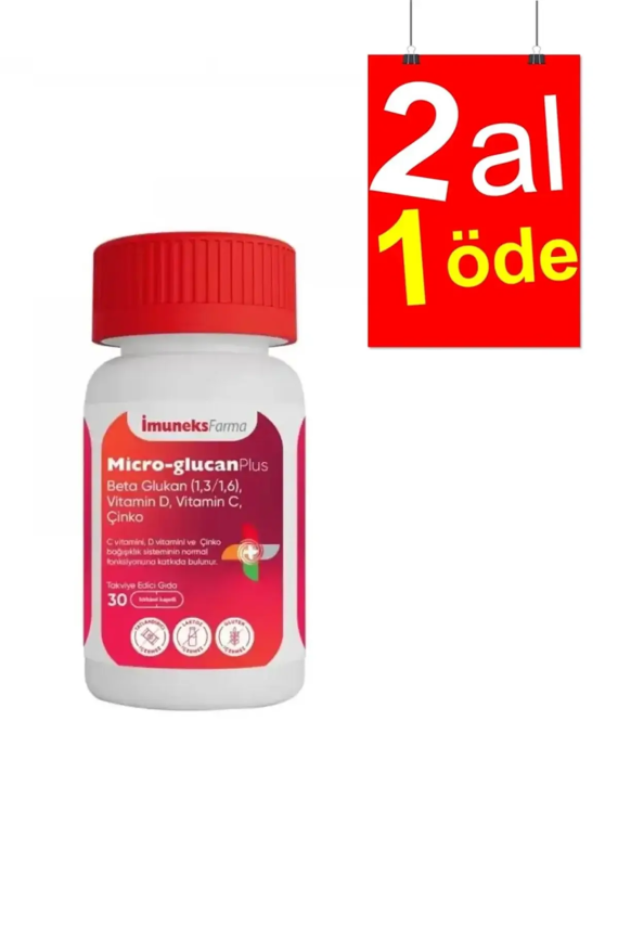 İmuneks Micro-Glucan Plus Beta Glukan 30 Kapsül - 1