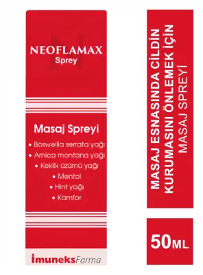 OUTLET-İmuneks Neoflamax Masaj Spreyi 50 ml - Imuneks