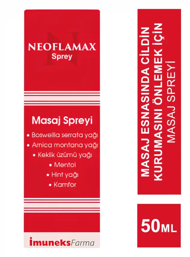 OUTLET-İmuneks Neoflamax Masaj Spreyi 50 ml - 1