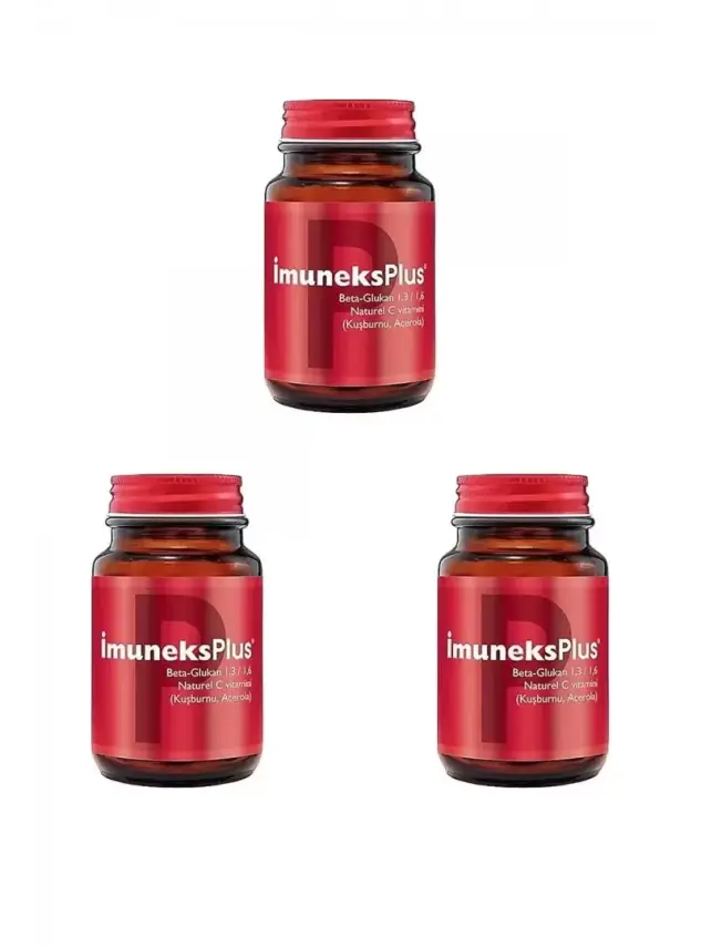 İmuneks Plus 30 Kapsül x 3 ADET - 1