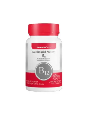 İmuneks Sublingual Methyl B12 100 Tablet - Imuneks
