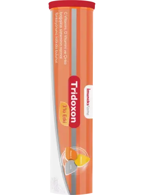 OUTLET - İmuneks Tridoton 3'lü Etki 15 Efervesan Tablet - Imuneks