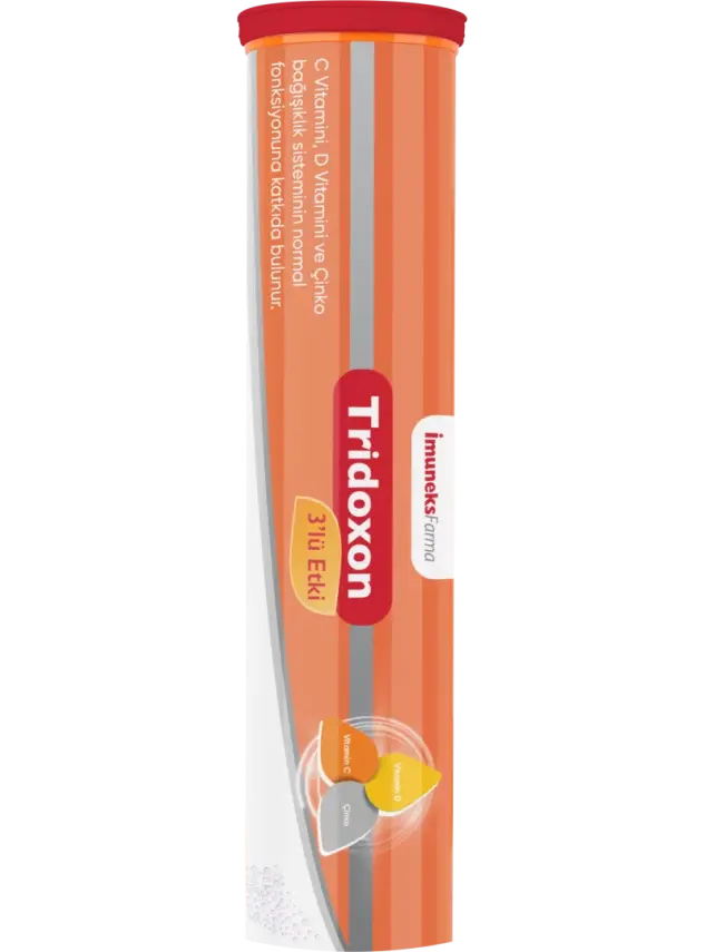 OUTLET - İmuneks Tridoton 3'lü Etki 15 Efervesan Tablet - 1