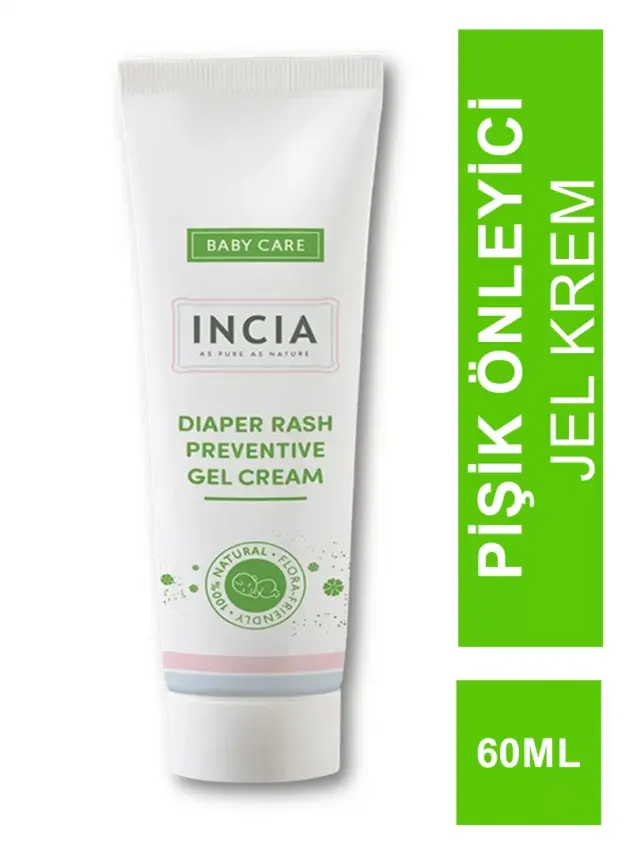Incia Baby Diaper Rash Preventive Gel Cream 60 ml Pişik Önleyici Jel Krem - 1