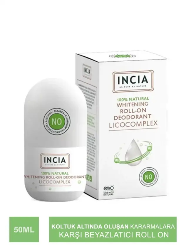 Incia Beyazlatıcı Roll On Deodorant 50 ml - 1