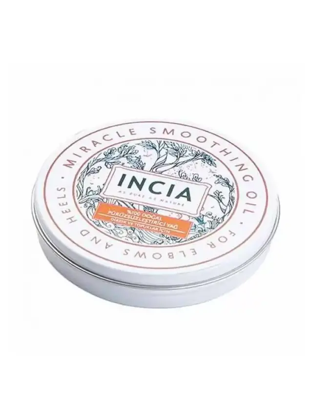 Incia Dirsek ve Topuklar için Doğal Pürüzsüzleştirici Yağ 50 ml - 2