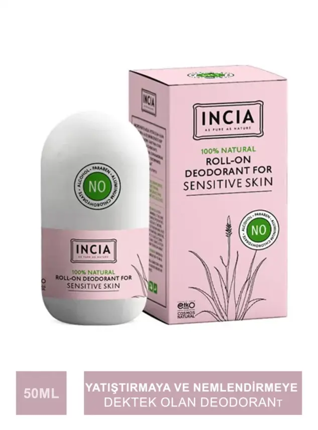 Incia Hassas Ciltler İçin Roll On Deodorant 50 ml - 1