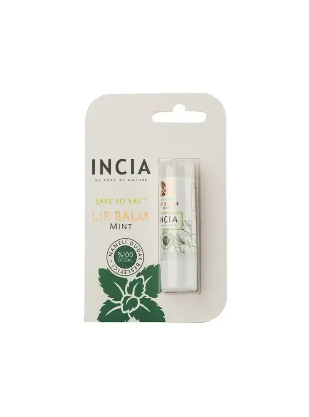 Incia Lip Balm Mint 6 gr Nane özlü Besleyici Dudak Bakım Kremi - 2