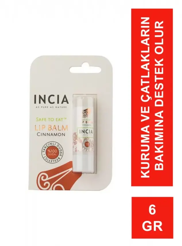 Incia Lip BalmTarçınlı Dudak Besleyici 6gr - 1