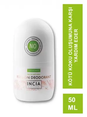 Incia Roll On Deodorant For Women 50 ml Kadınlar İçin Doğal Deodorant - 1