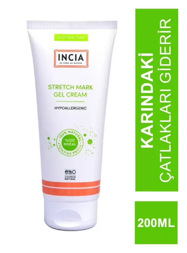 İncia Stretch Mark Cream - Karın Çatlak Jel Kremi - 200 ml - 1