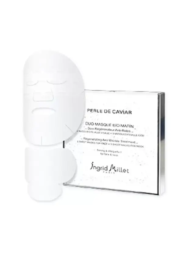 Ingrid Millet Perle De Caviar Duo Masoue Bio-Marin -3 Face + 3 Neck- - Kırışıklık Karşıtı Maske - 1