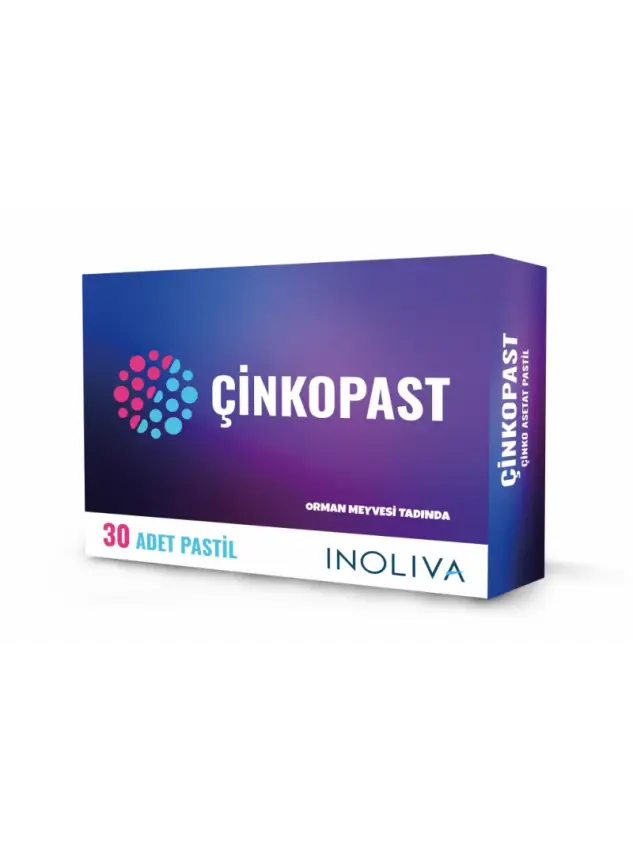 Inoliva Çinkopast Orman Meyveli 30 Pastil | 15 mg - 1