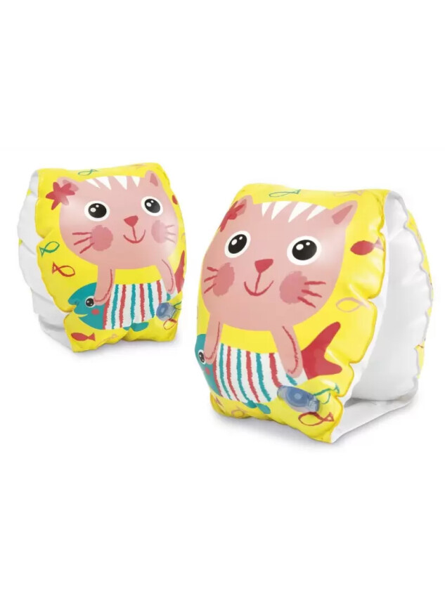 İntex Yavru Kedi Desenli Kolluk 1,5-3 Yaş 20x15cm - 56665EU- - Deniz ve Havuz Ürünleri