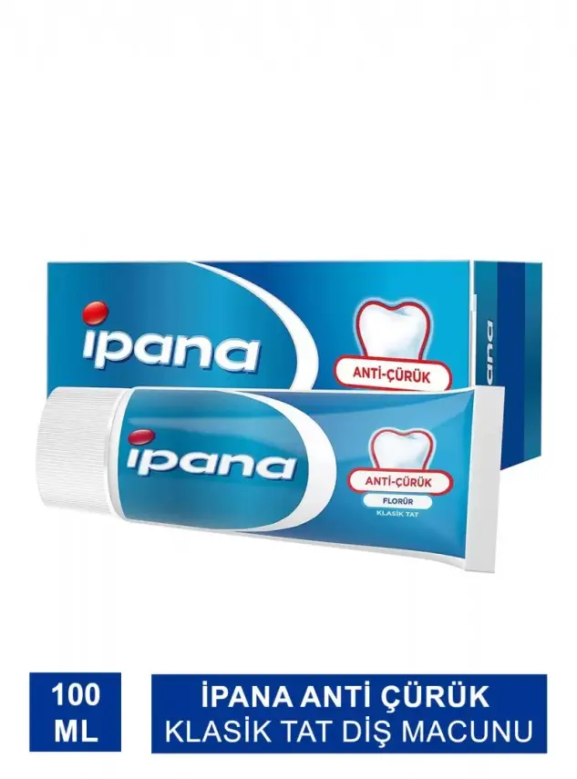 İpana Anti-Çürük Klasik Tat Diş Macunu 100 ml - 2