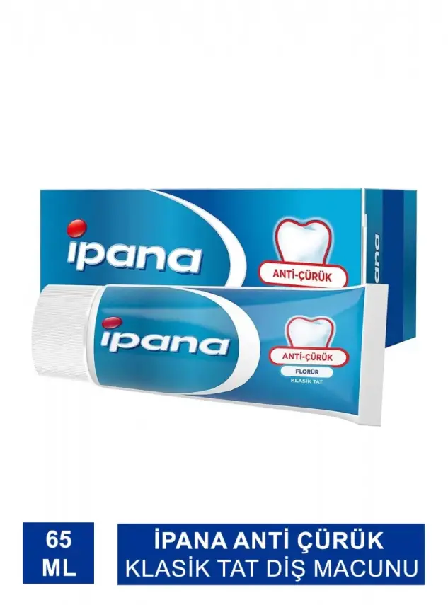İpana Anti Çürük Klasik Tat Diş Macunu 65 ml - 2